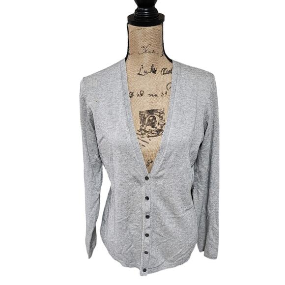 Tommy Bahama Sweaters - Tommy Bahama Grey Button‎ Down Silk Cashmere Blend Cardigan Sweater Size Medium